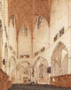 Pieter Jansz Saenredam Interior of the Choir of Saint Bavo's Church at Haarlem. oil painting